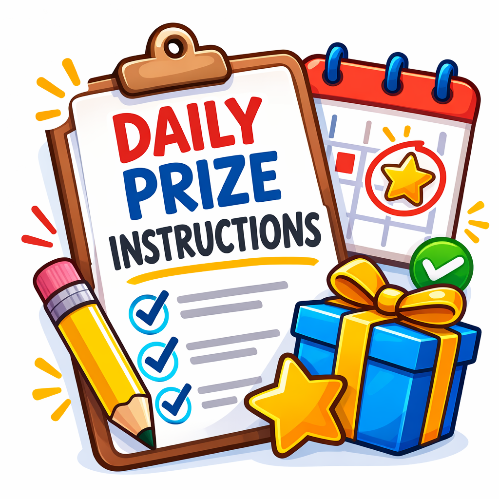 Daily Prize Instructions